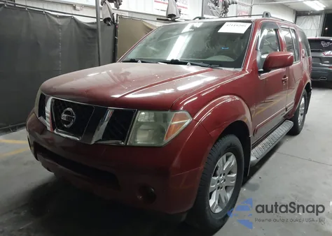 2005 Nissan Pathfinder Le from USA, damaged, VIN 5N1AR18W35C725943